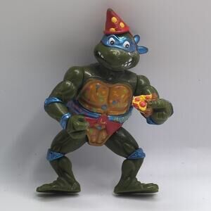 VTG TMNT Teenage Mutant Ninja Turtles HAPPY BIRTHDAY LEO Figure Playmates 1992